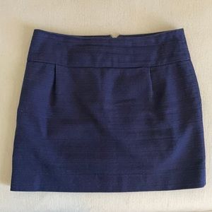 J. Crew Navy Blue Skirt